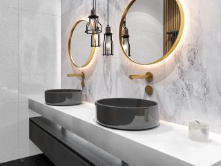 Смеситель встраиваемый для раковины Timo Saona 2373/17SM сенсорный золото матовое